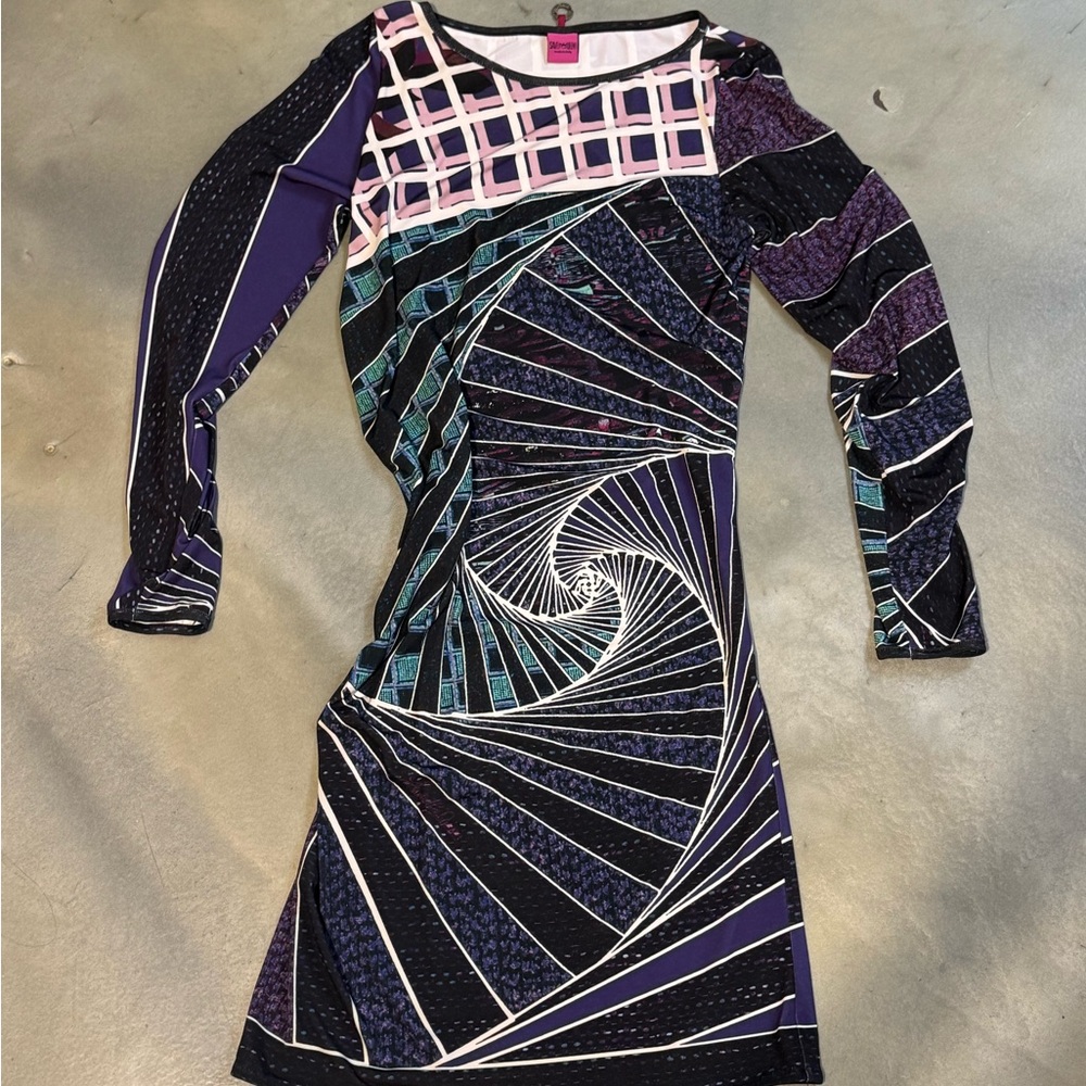 SAVE THE QUEEN Patterned Dress